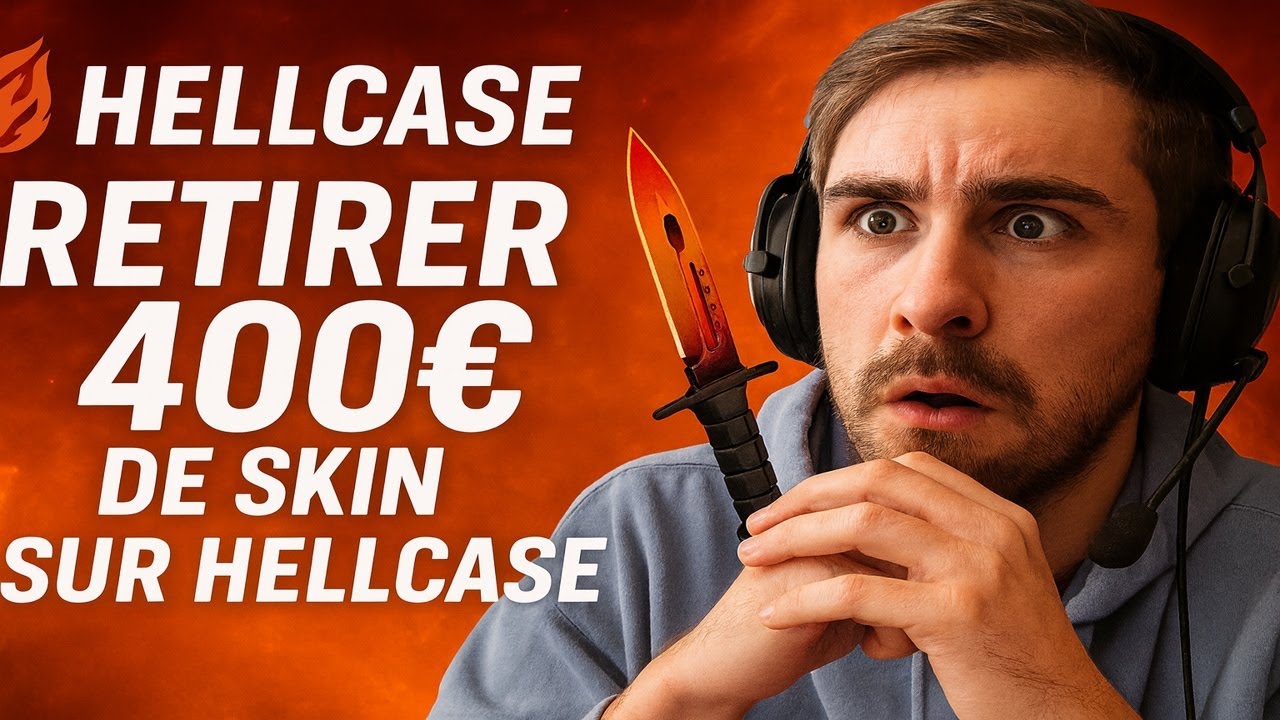 JE RETRAIT 400€ DE SKIN SUR HELLCASE