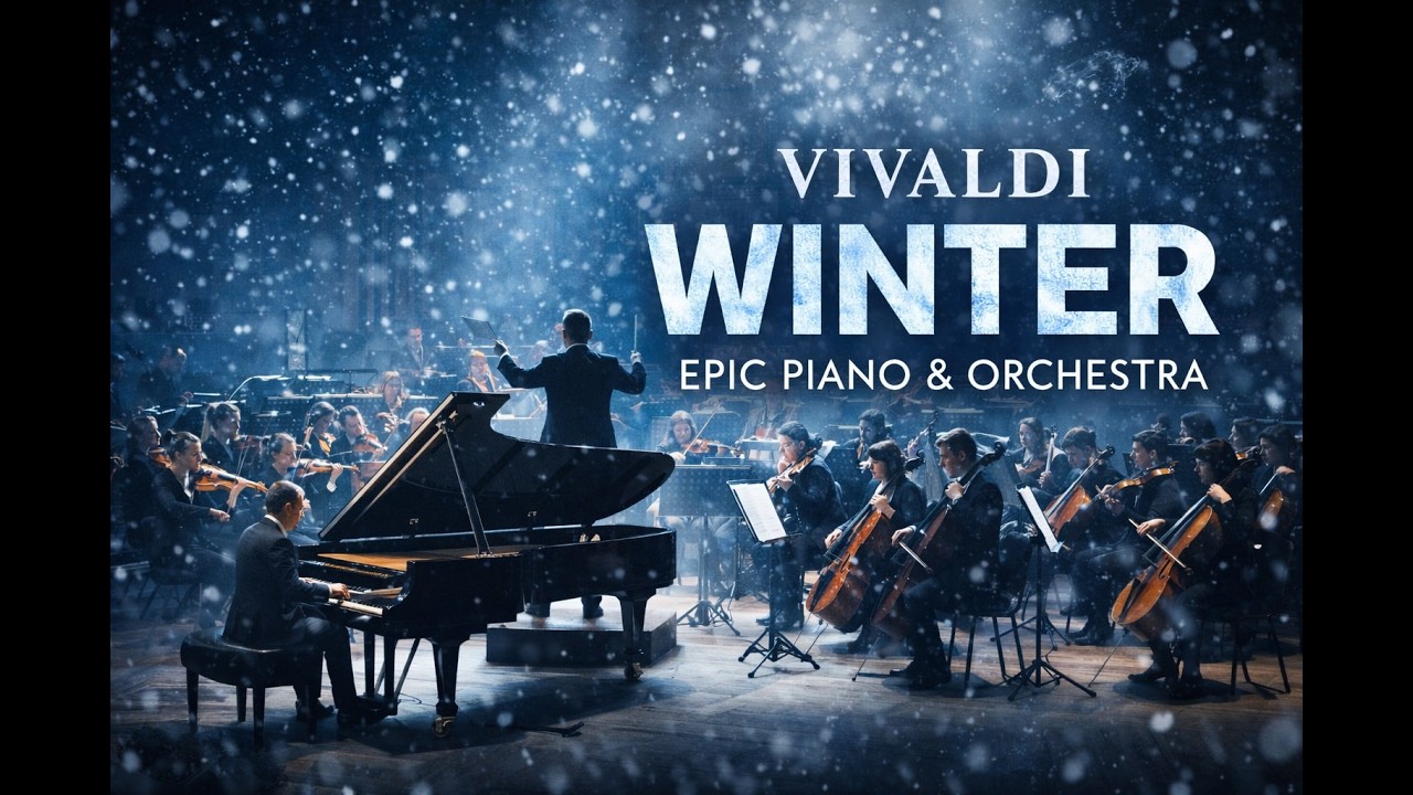 Vivaldi’s Winter Storm – Powerful Piano Solo with Orchestra #vivaldi #music #classicalmusic