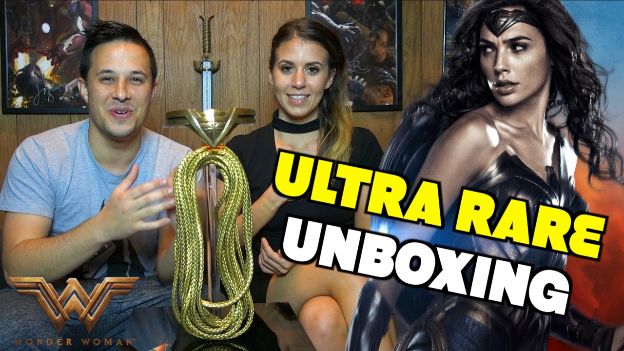 Ultra Rare Wonder Woman Movie Memorabilia Unboxing