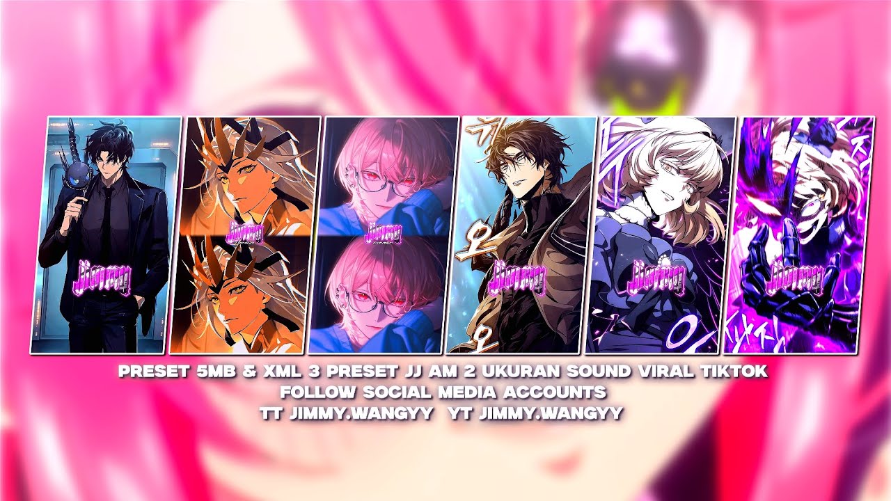 6 PRESET JJ AM 2 UKURAN || PRESET 5MB & XML || SOUND KANE VIRAL TIKTOK 