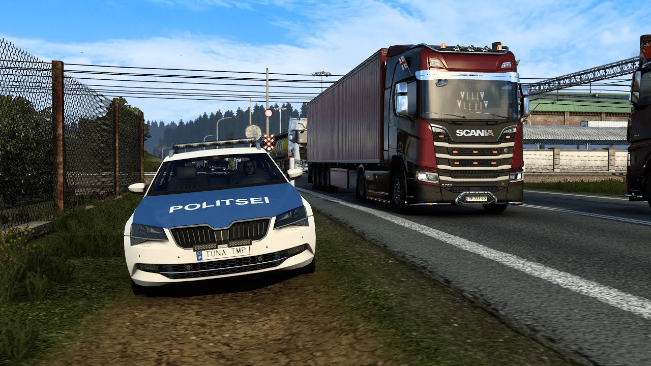 Police Patrol #1 | TruckersMP Game Moderation