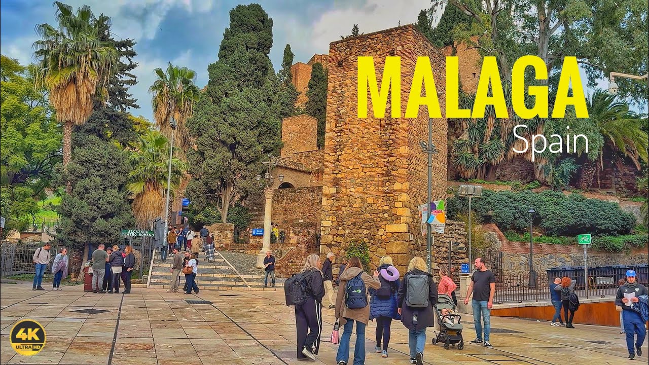 Malaga Spain 4K | Beautiful Heritage Walk in the Heart of the City 2026