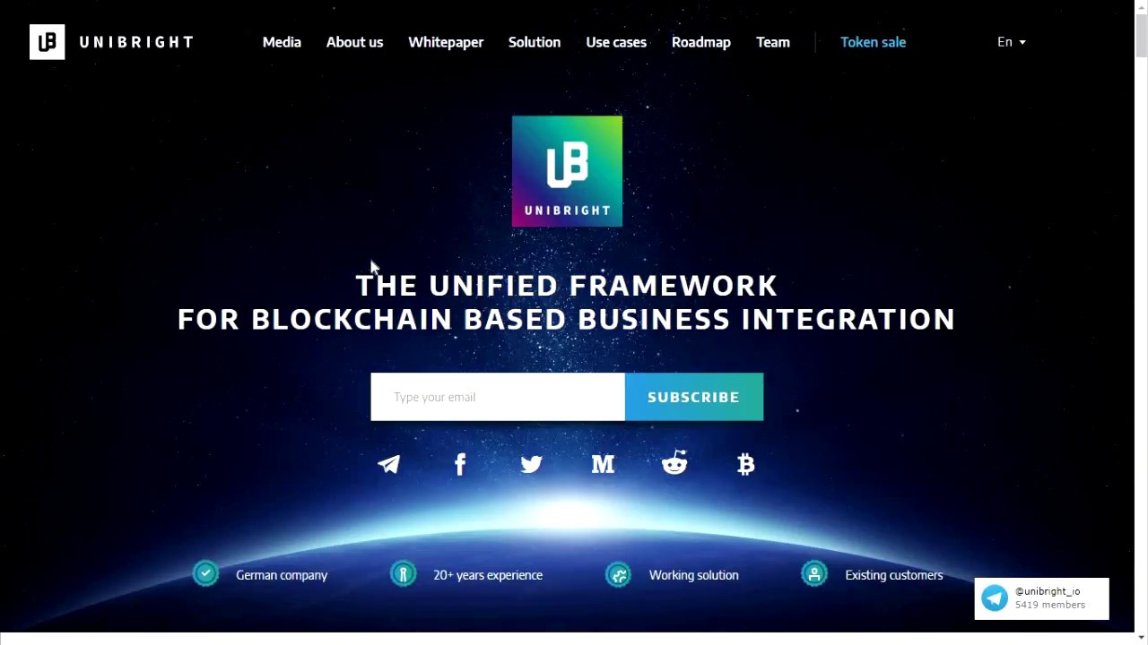 Unibright #ICO