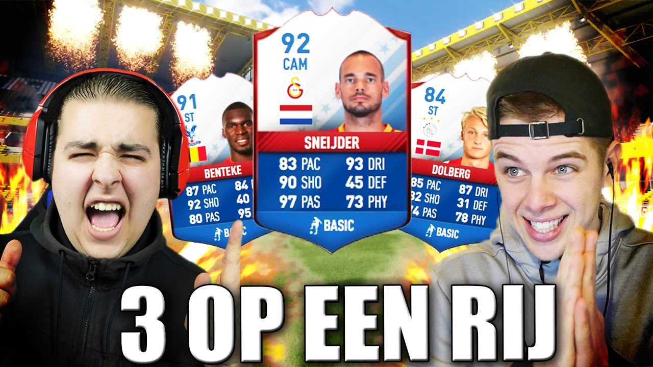 3 OP EEN RIJ VS FIFAZLATANNL #16 - FIFA 17 NEDERLANDS