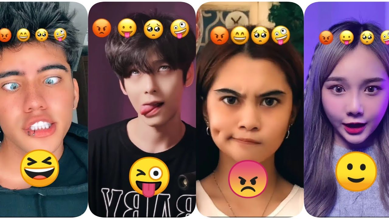 مقاطع تيك توك Emoji الأكثر مشاهدة😋🙁😡😜🙂