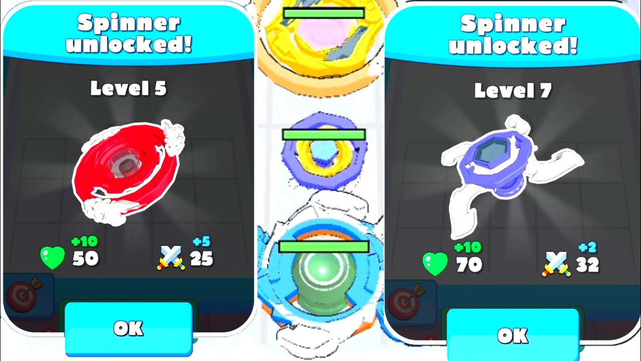 Spinner Battle Merge Attack - Max Level Gameplay Merge Spinner - Merge Gameplay 2