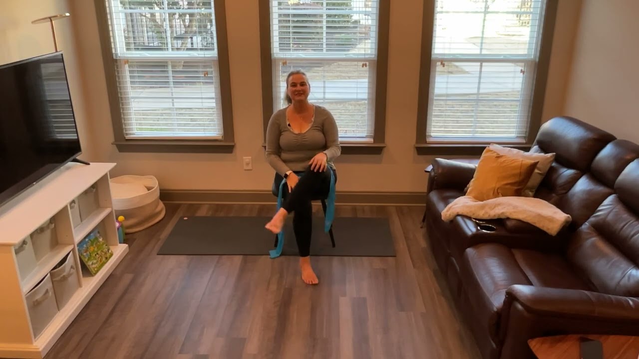 Completely in a chair senior upper body & core class 
