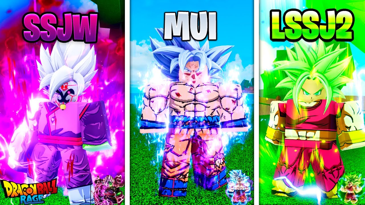 Todas Las Transformaciones de Dragon Ball Rage!😱🔥 (2025) | ROBLOX