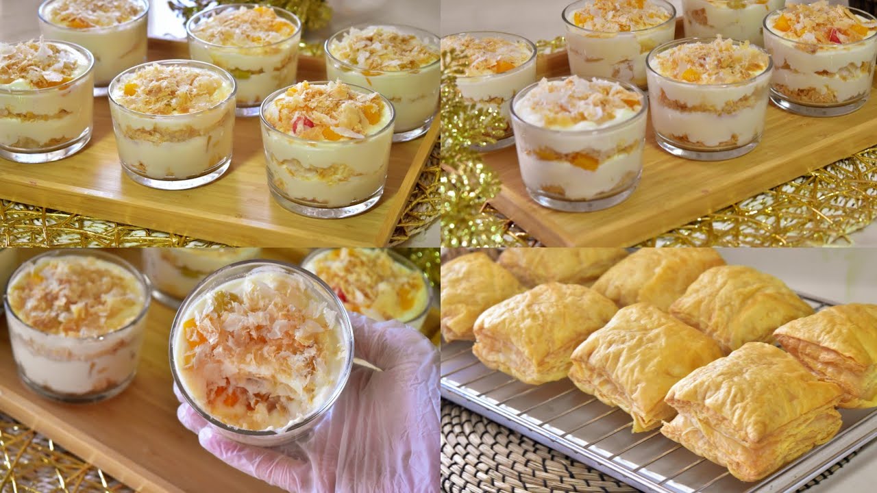 حلى طبقات البف باستري بطريقه كتير طيبه لازم تجربوها 🌹 The Puff pastry layers