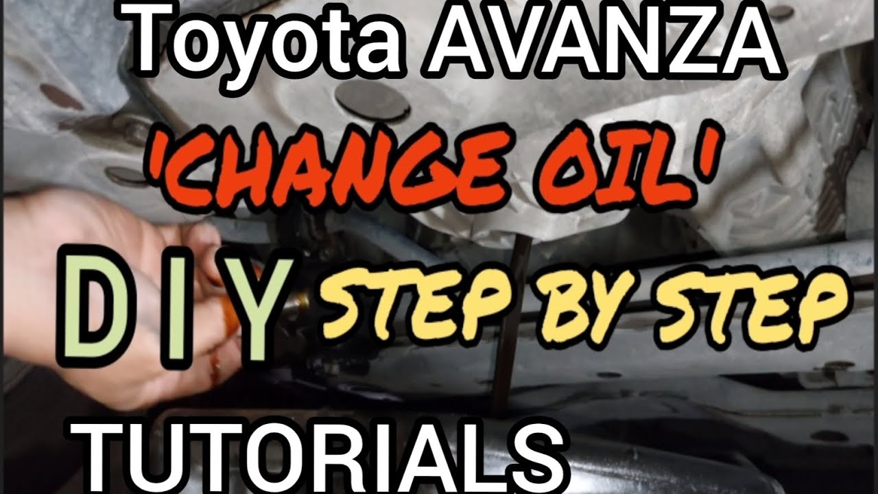 TOYOTA AVANZA - 'CHANGE OIL & FANBELT REPLACEMENT' DIY TUTORIALS | ferdiesvlog