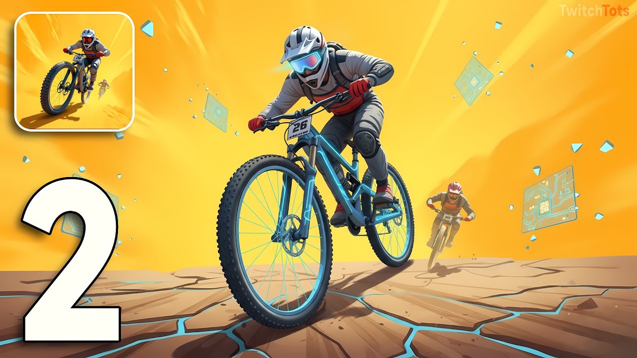 RUSH: Xtreme - Gameplay Walkthrough Part 2 - Downhill Bike Race Battle! All Levels (Android, iOS)
