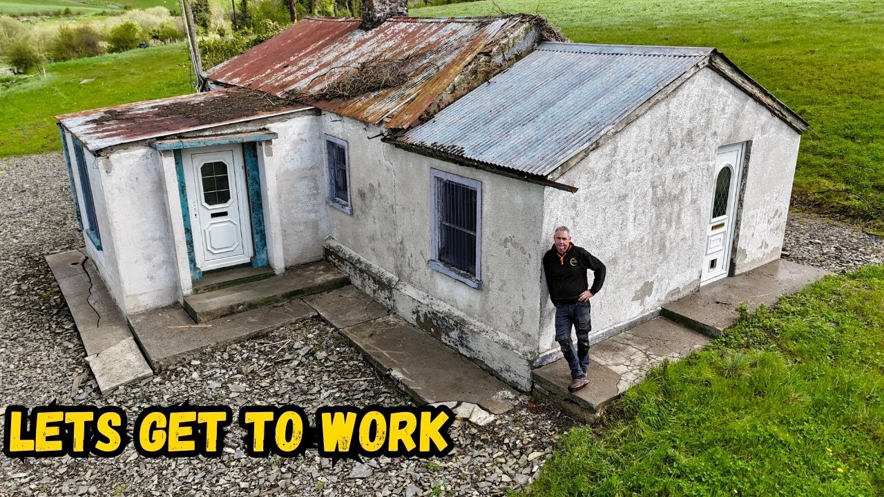 Irish Derelict Cottage Restoration || Repairing 40 Years Of Neglect Begins