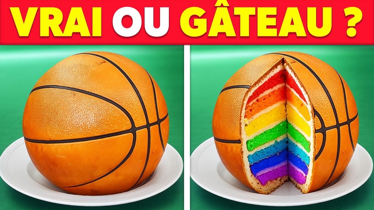 Quiz VRAI ou GÂTEAU...? ✔️🍰❌ 99 % n’y arrivent pas ! Est-ce un gâteau ?