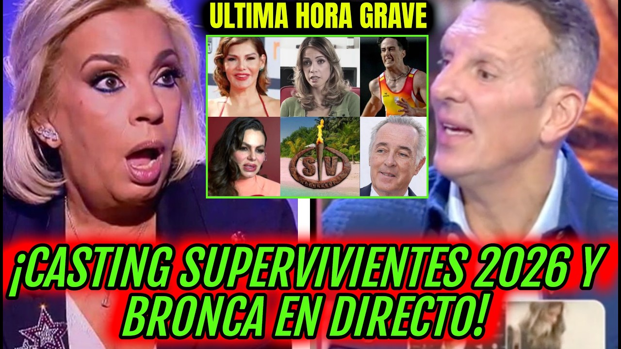💥BRUTAL BRONCA EN DIRECTO ANTE JOAQUÍN PRAT! Y CASTING COMPLETO DE SUPERVIVIENTES 2026 HUNDE CAMPOS