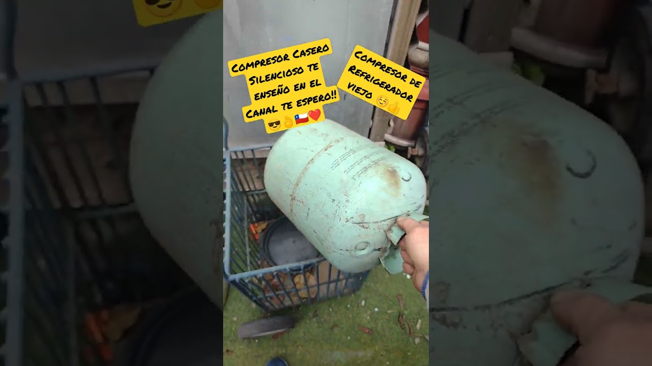 C&oacute;mo Fabricar tu Compresor Silencioso para tu taller 💯😱🇨🇱❤️🙅😎👌