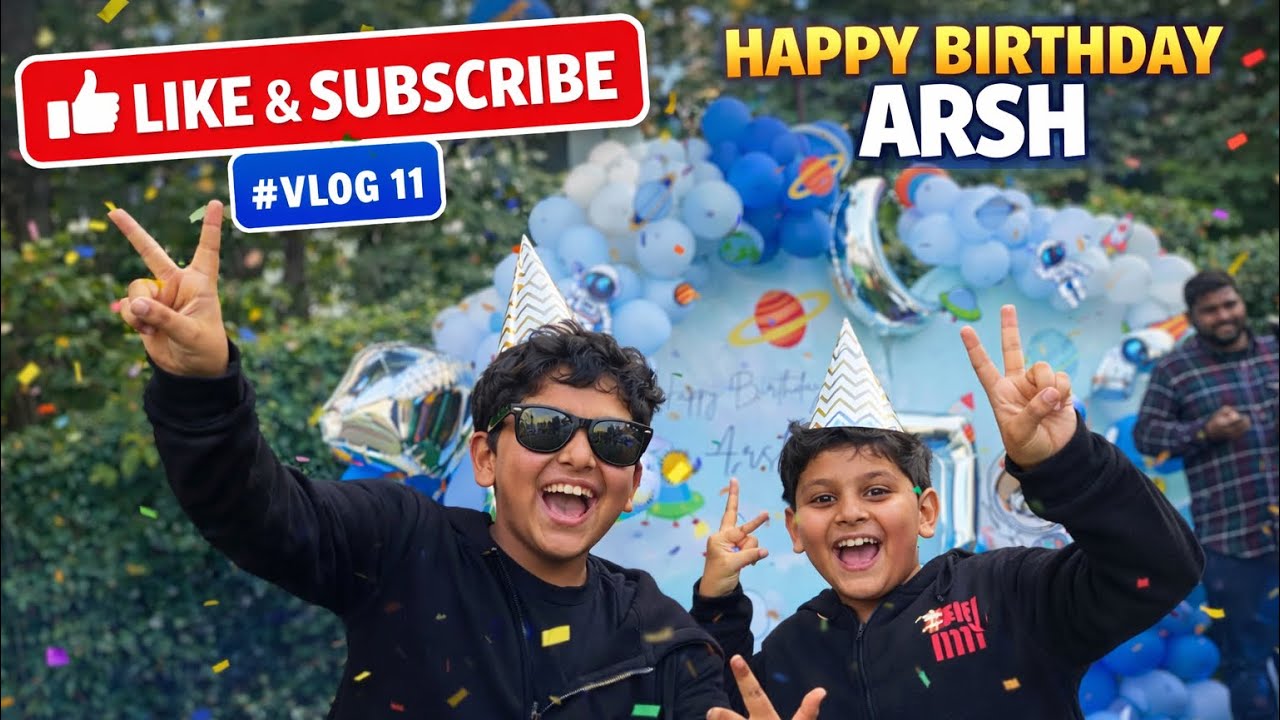 Craziest Birthday Ever 🚀🎉 with full masti, full swag zero tension From rocket vibes to crazy poses 🤘