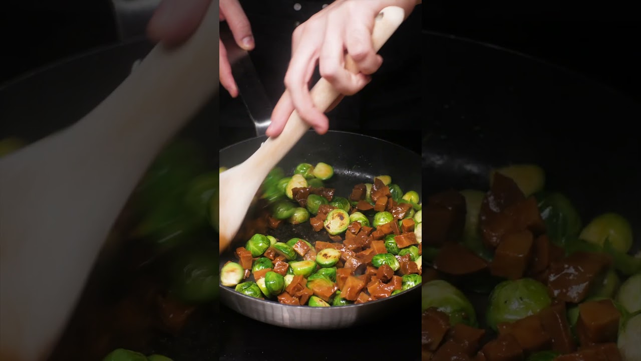 Brussels Sprouts with Sgaia's Pancetta Style Cubes