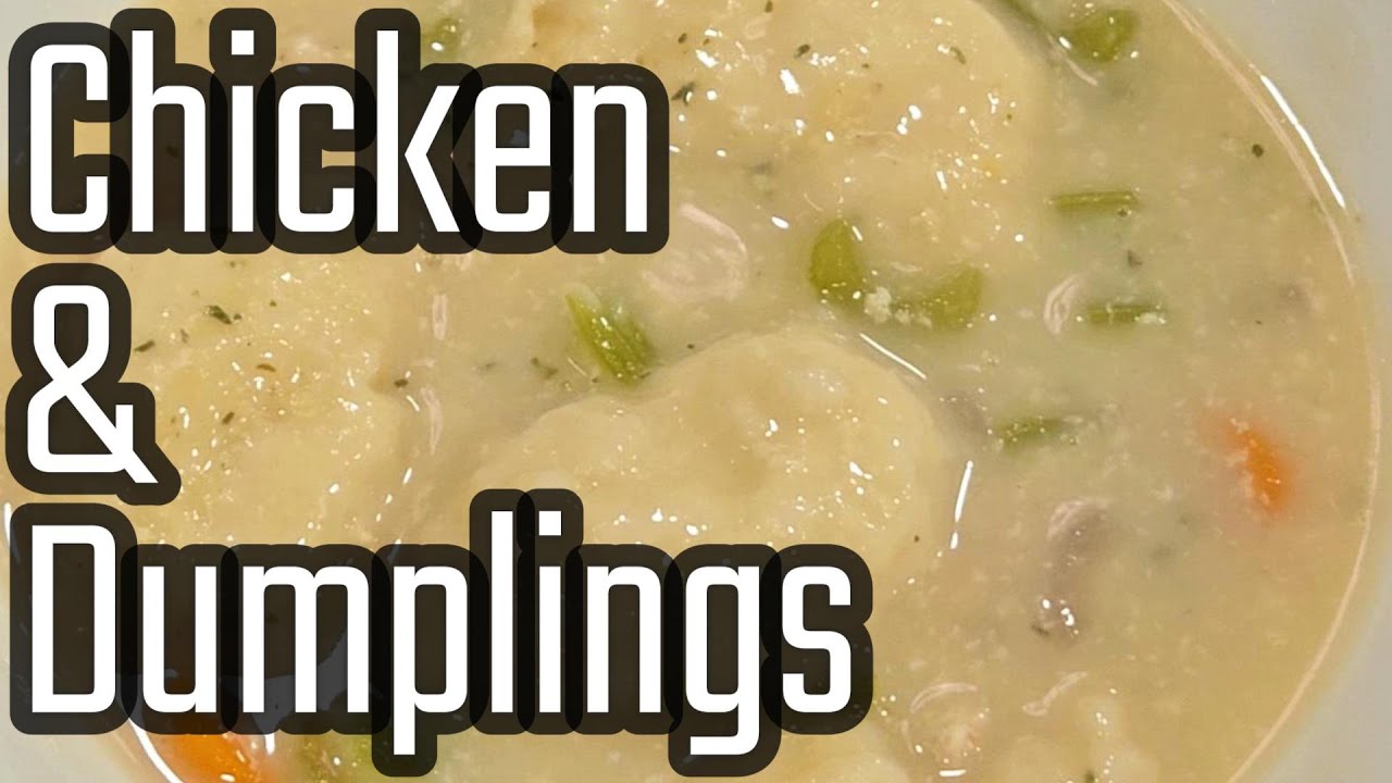 Ninja Foodi Homemade Chicken and Dumplings