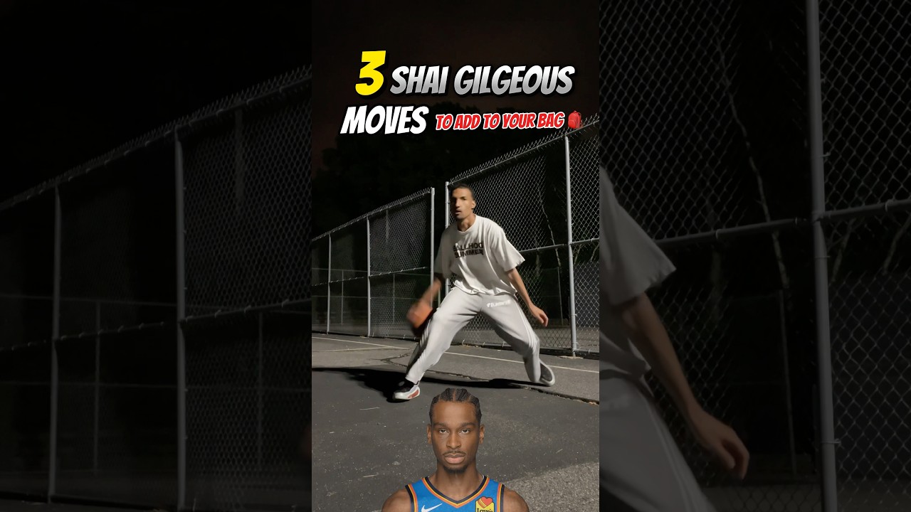 3 SHAI ALEXANDER MOVES TO ADD TO YOUR BAG 🎒🏀 #basketball #trending #shorts #viral