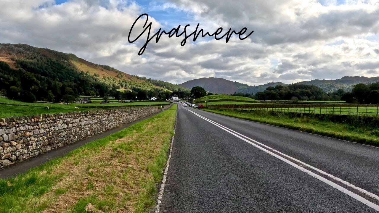 55 Minute Indoor Cycling Video Workout Scenic Lake District Grasmere UK Telemetry 4K