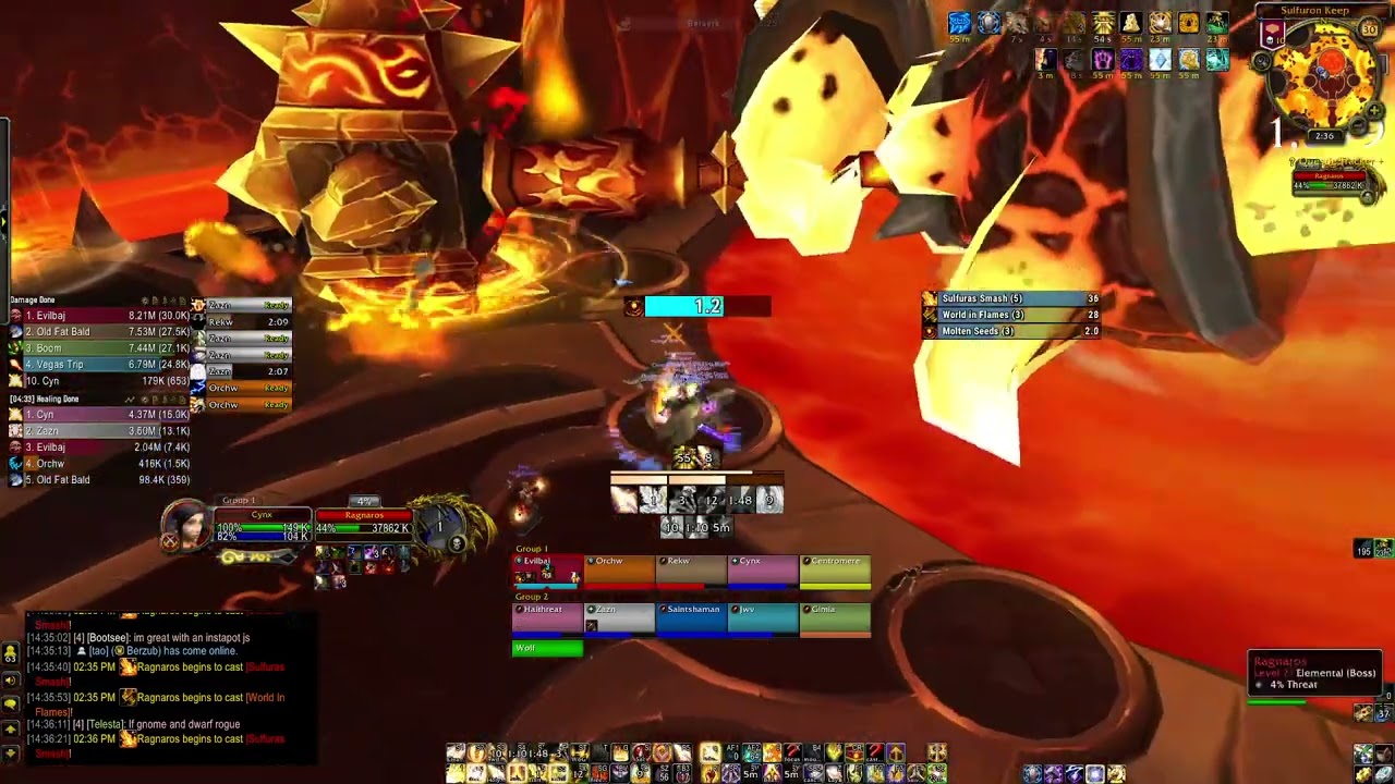 10man Heroic Ragnaros - Holy Paladin PoV