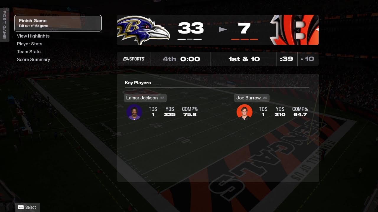 PFC Madden Slow Sim