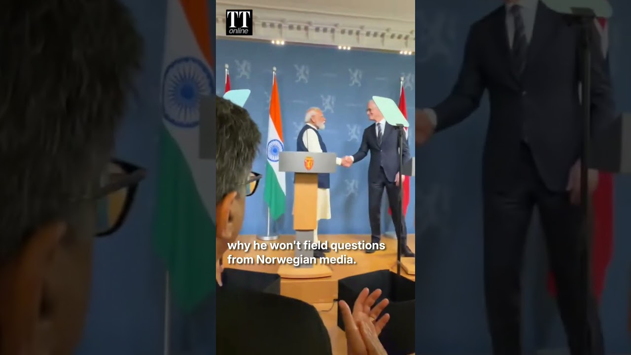 Why No Answer: Norway Journalist Questions PM Modi Over Avoiding Media Queries #modi #norway