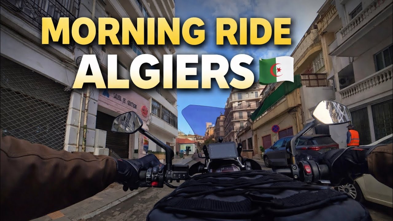 Morning Commute in Algiers 🇩🇿 | BMW GS POV Ride