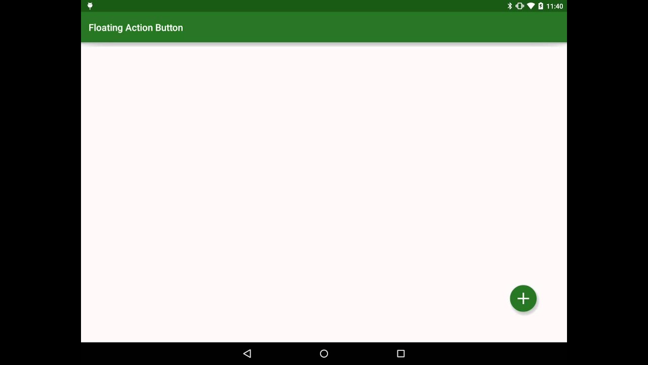 Floating Action Button transform animation