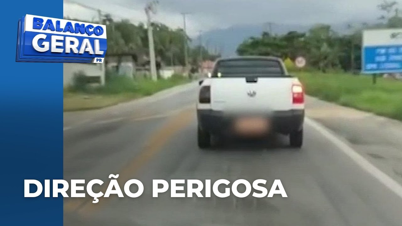 Motorista que estaria bêbado foi flagrado por policiais dirigindo perigosamente em Morretes