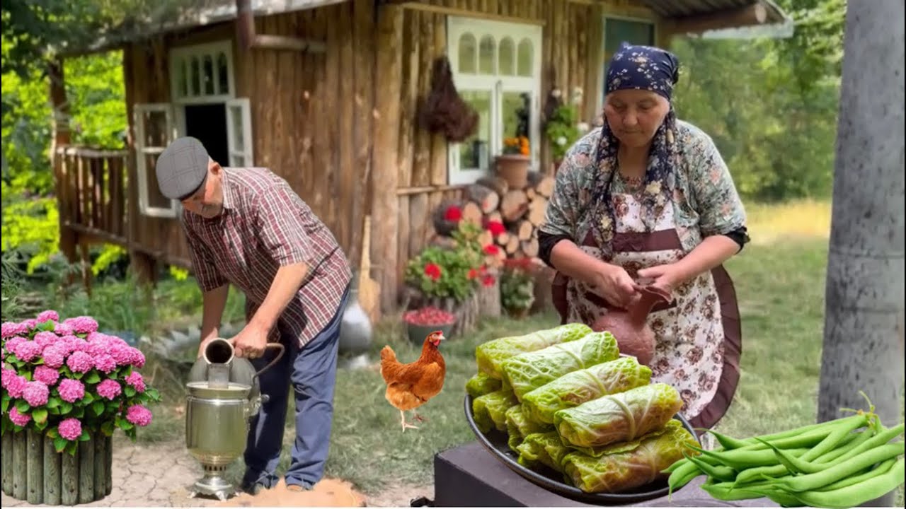 Лучший Ужин от Бабушки: Голубцы и Жареная Фасоль (Простой Рецепт) 🍲❤️