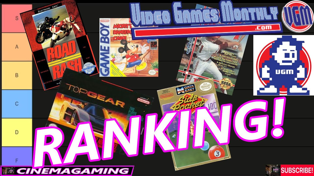 RANKING (5) VIDEO GAMES MONTHLY GAMES (OCTOBER 2025)