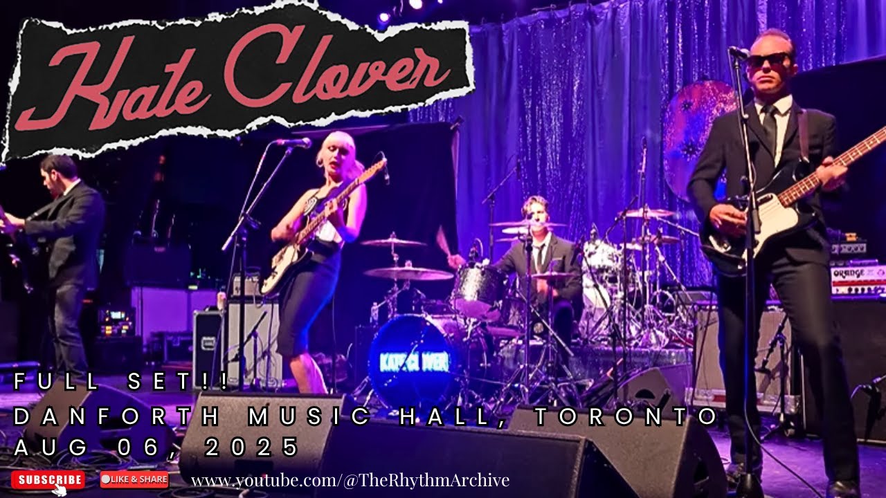 KATE CLOVER | Raw Indie Rock Live! | Full Set | Danforth Music Hall | Toronto | Aug 06, 2025