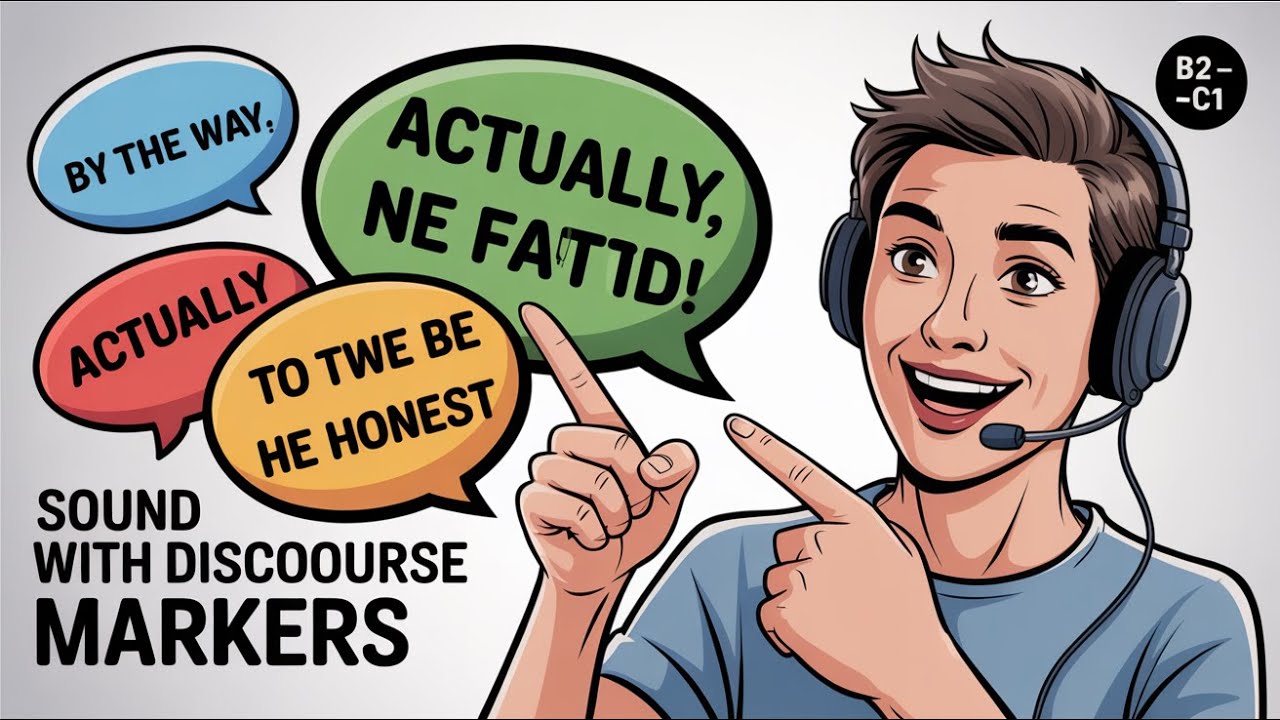 Discourse Markers: Sound Natural and Guide Listeners B2-C1