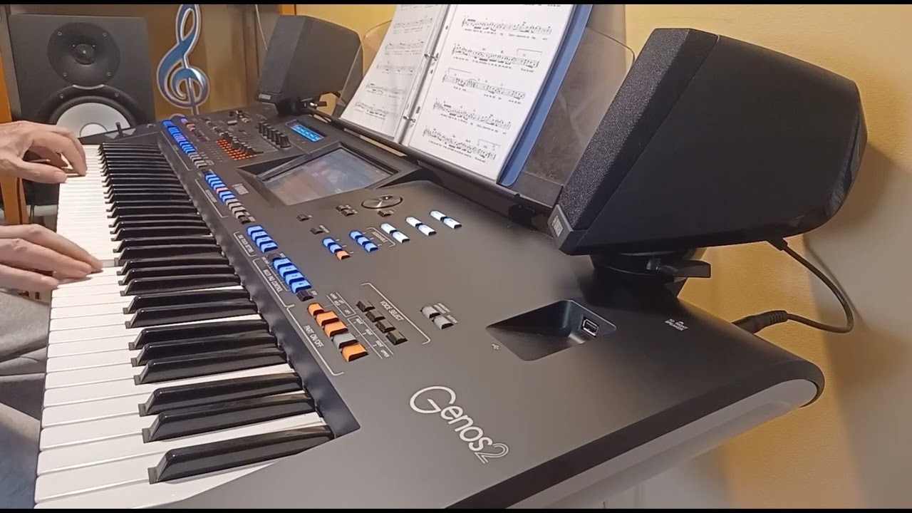 We are the world U.S.A for Africa cover Yamaha Genos 2