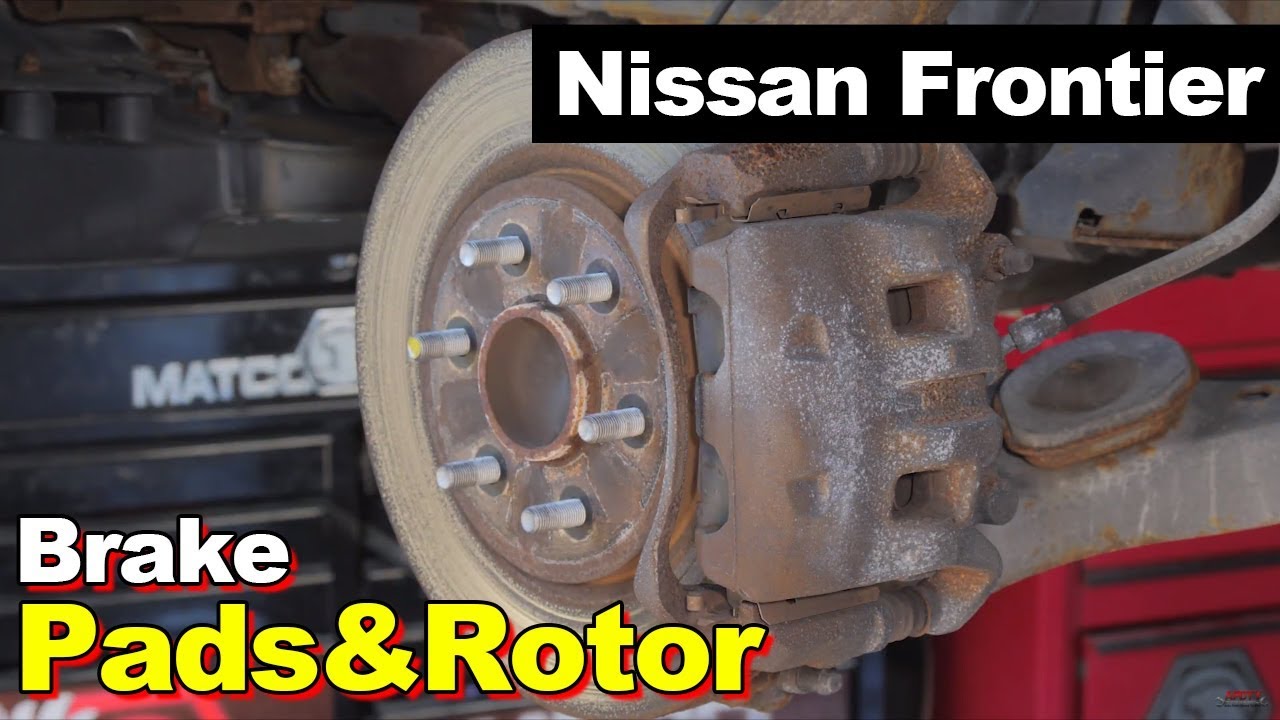 Передние и задние тормозные колодки и ротор Nissan Frontier 2005-2015
