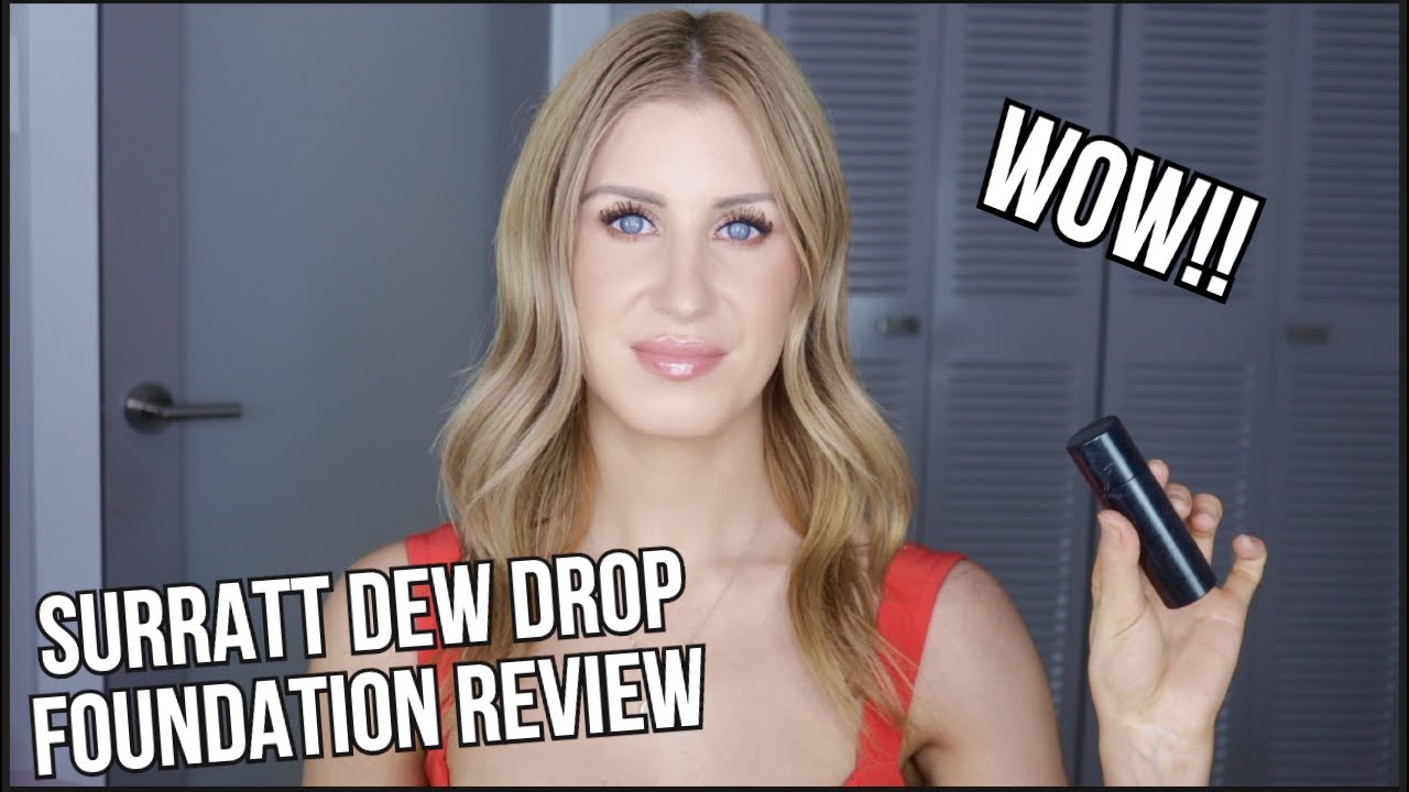 ✨SURRATT DEW DROP FOUNDATION REVIEW & WEAR TEST | DRY SKIN✨
