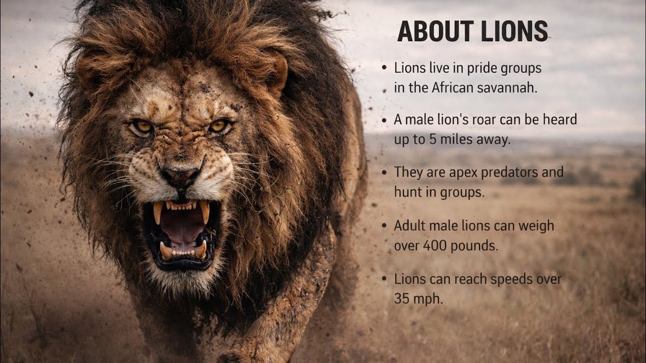 When Lions Roar… You’ll Feel the Power! 🦁