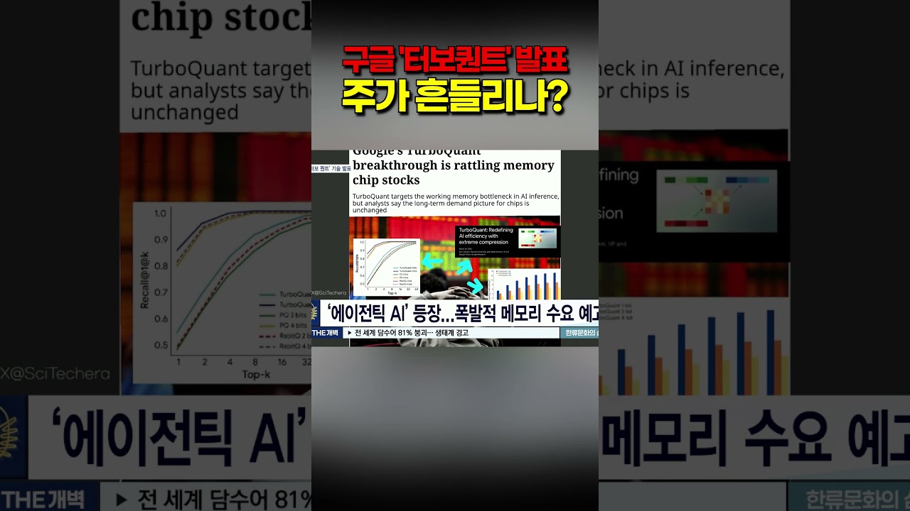 구글 &lsquo;터보 퀀트&rsquo; 발표에 삼성&middot;SK 주가 폭락? 반전의 &lsquo;다다익램&rsquo; 법칙 #shorts