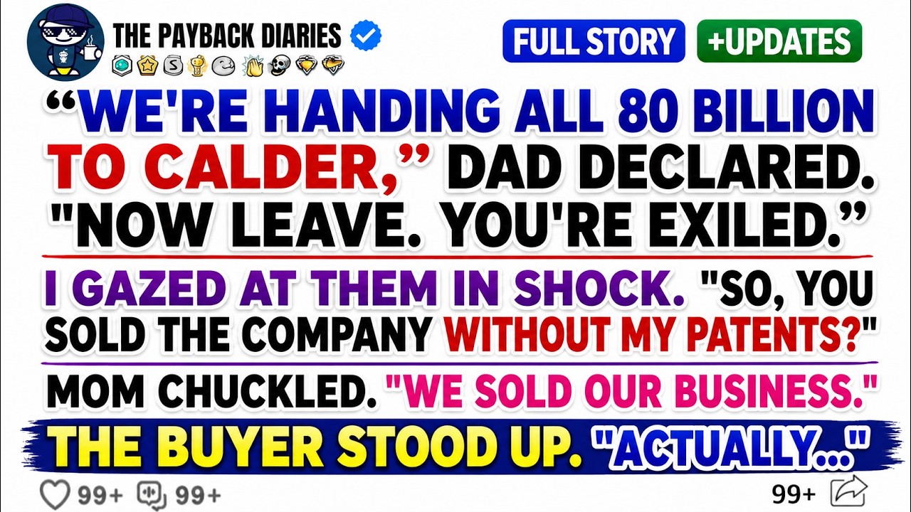 My Parents Sold Our $80 Billion Robotics Company And Exiled Me. But They Forgot I Own The Patents.