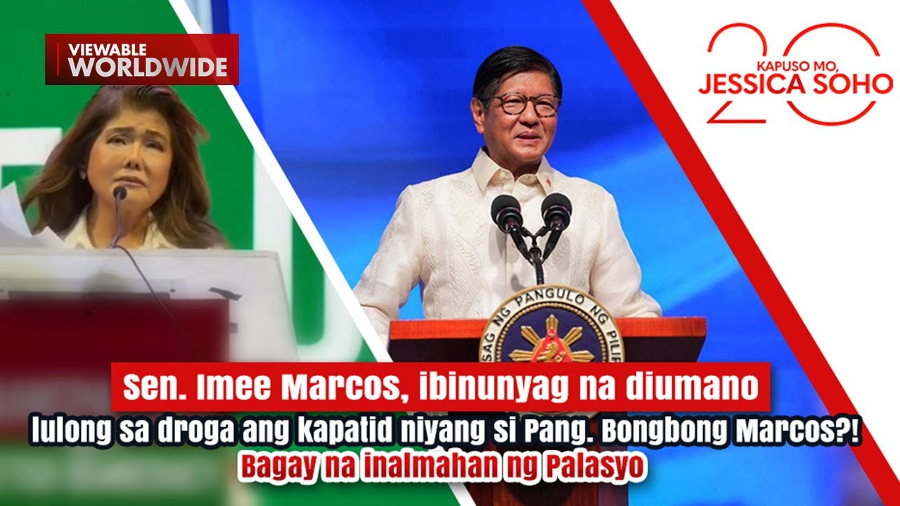 Sen. Imee, ibinunyag na lulong daw sa droga si Pang. Bongbong Marcos?! | Kapuso Mo, Jessica Soho