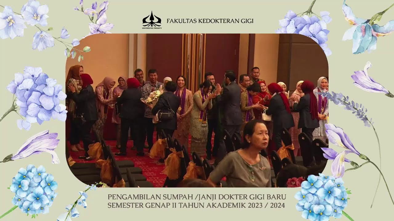 Sumpah Dokter Gigi Baru Semester Genap II Tahun Akademik 2023/2024