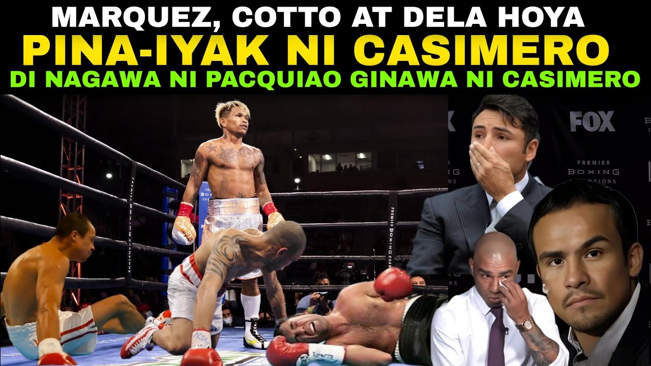 Di Nagawa ni Pacquiao 3 LEGEND ng Boxing Pina-iyak ni CASIMERO