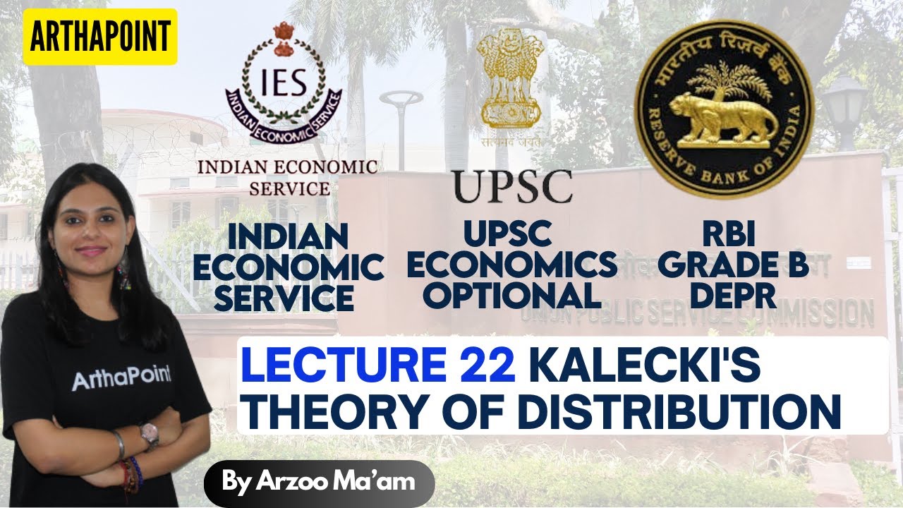 Kalecki's Theory of Distribution | UGC NET Economics Coaching | IAS Economics Mains | IES Economics
