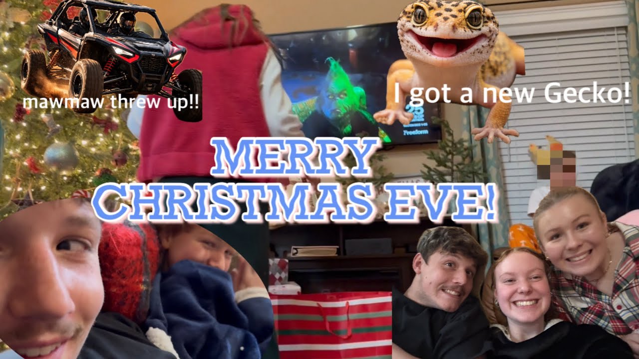 CHRISTMAS EVE 2025!! (I got a new gecko) 