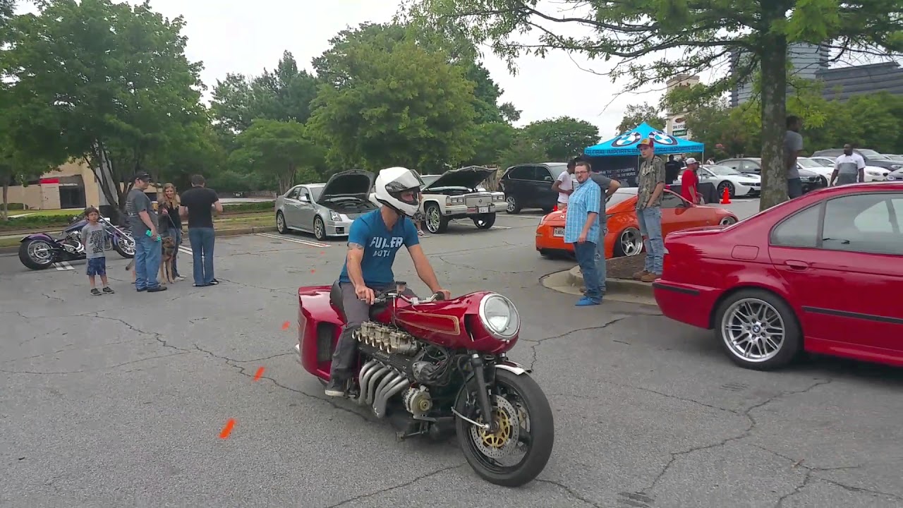 V12 Lambo powered motorcycle - 2016 caffeine and octane Atlanta