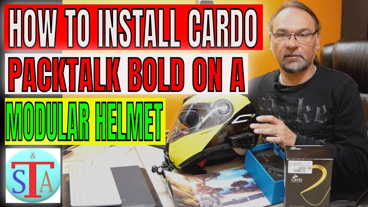 INSTALL CARDO PACKTALK BOLD HELMET COMM SYSTEM LIKE A PRO
