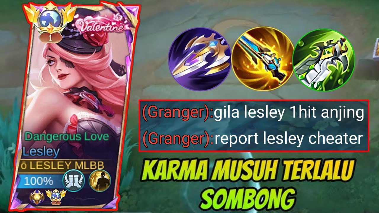 KARMA MUSUH YANG TERLALU SOMBONG DIAWAL | MOBILE LEGENDS BANG BANG