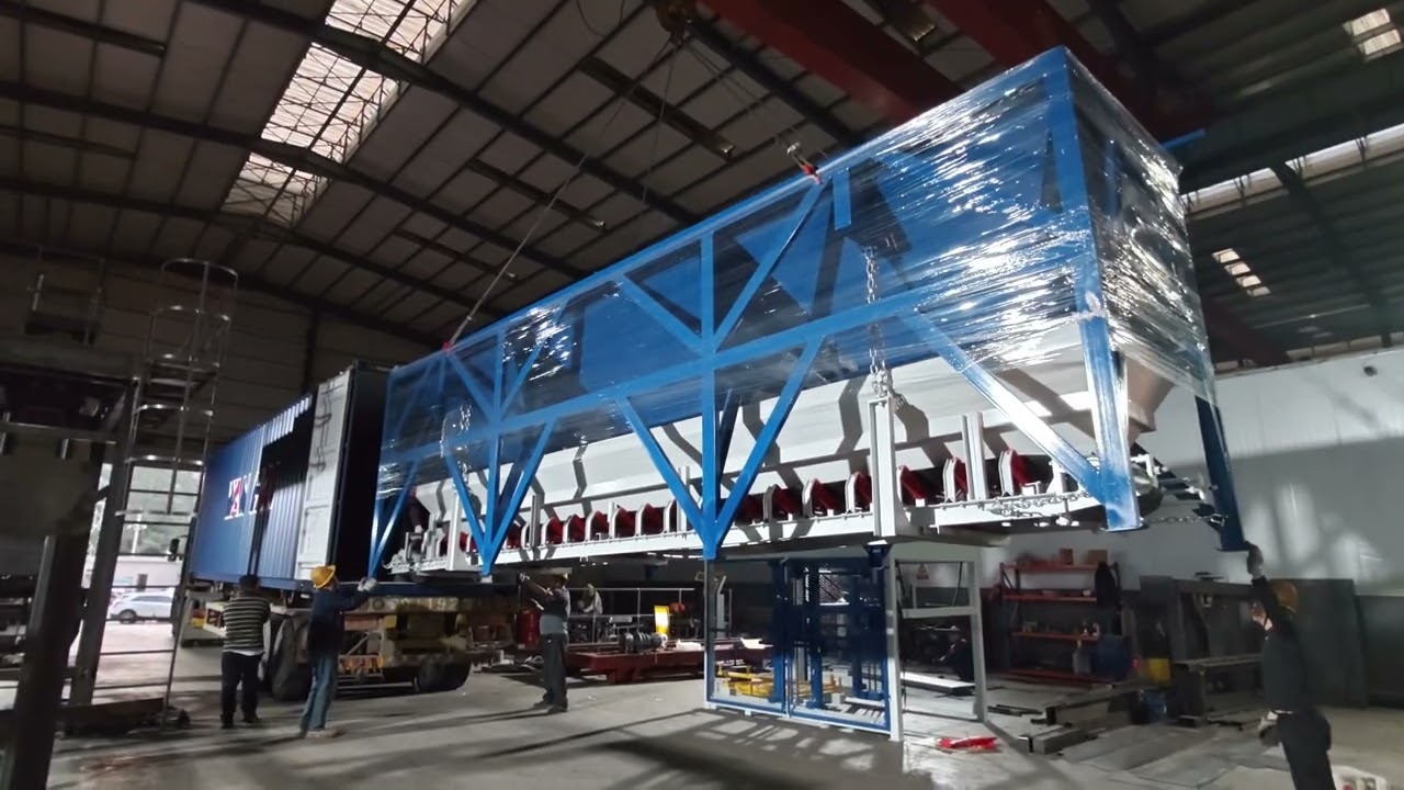 Dauerwerk DW10  Brick Making Equipment Simple Production Line Container Loading