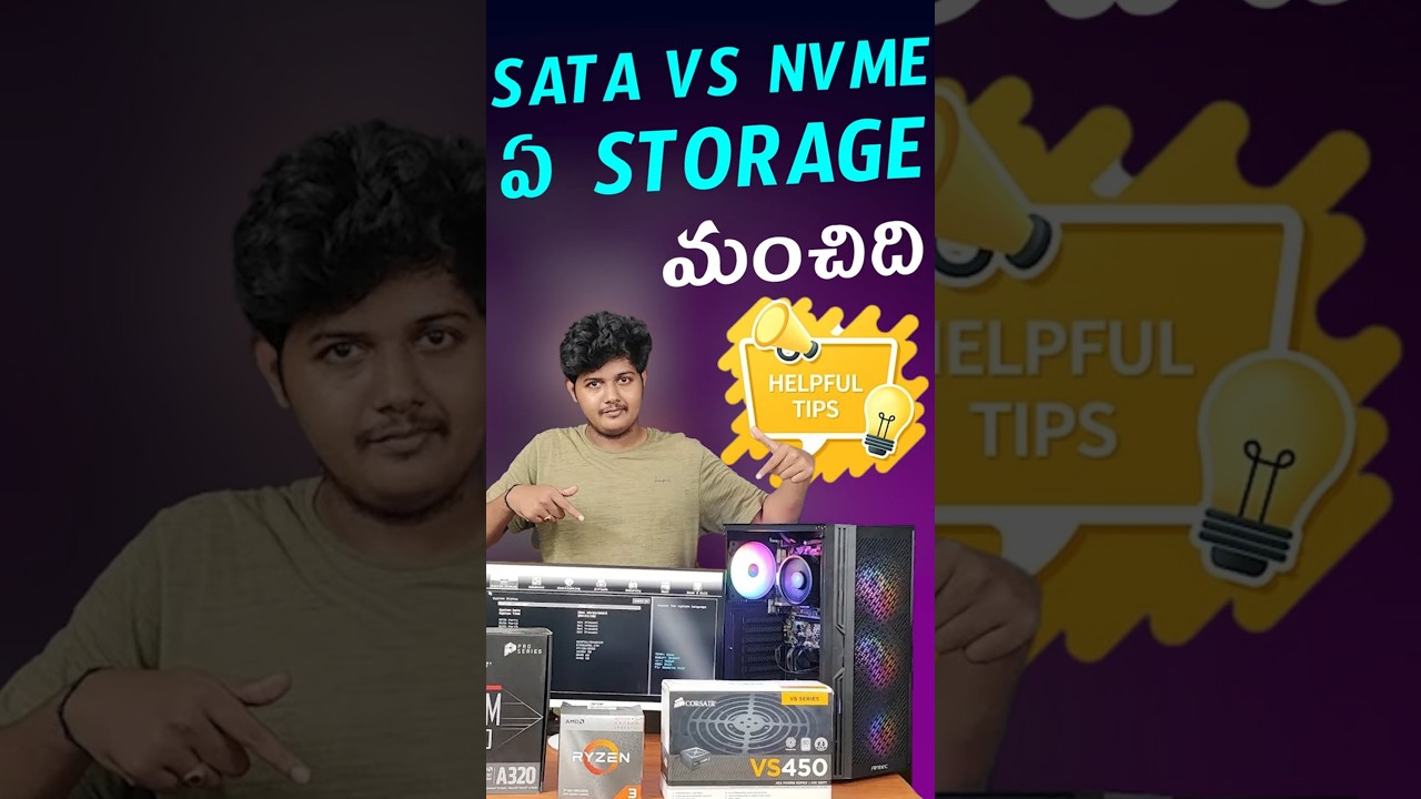 SATA VS NVME | M2 SATA VS M2 NVME #pc #tech #storage #m2 #nvme